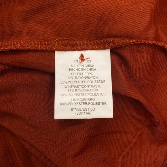 Anthropologie Fig and Flower Embroidered floral Smocked Tiered Ruffle Dress L - Picture 5 of 8